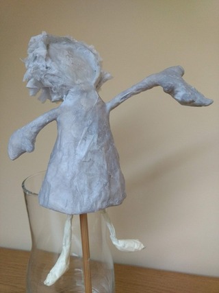 an image of my early papier mache