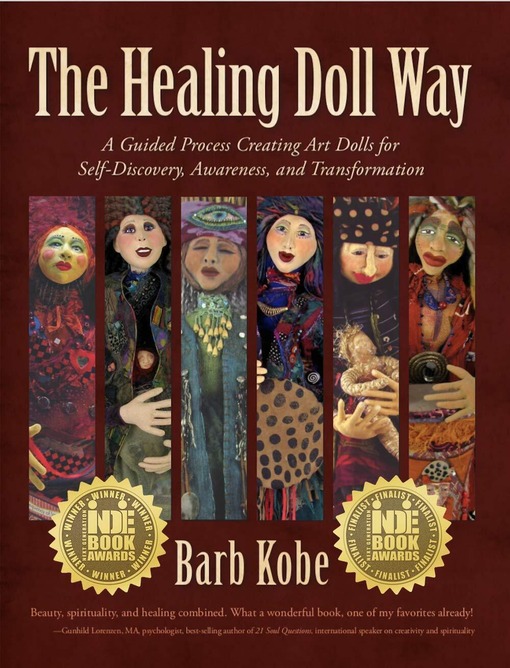 an image of Barb Kobe's book, "the healing doll way"